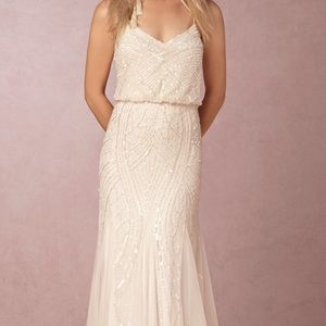 BHLDN Grazia Beaded Wedding Dress-Adrianna Papell